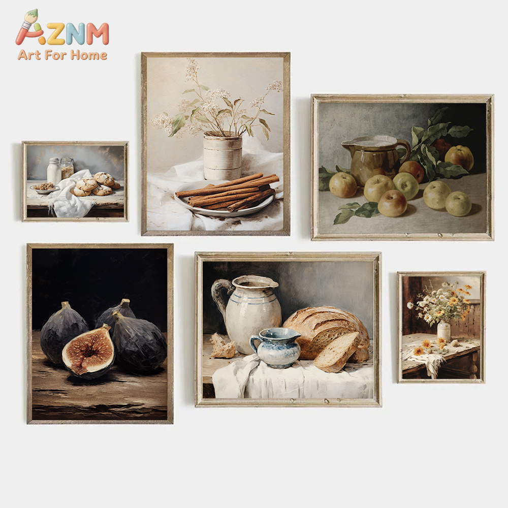 Pothos - AZNM Stampa su tela vintage neutra