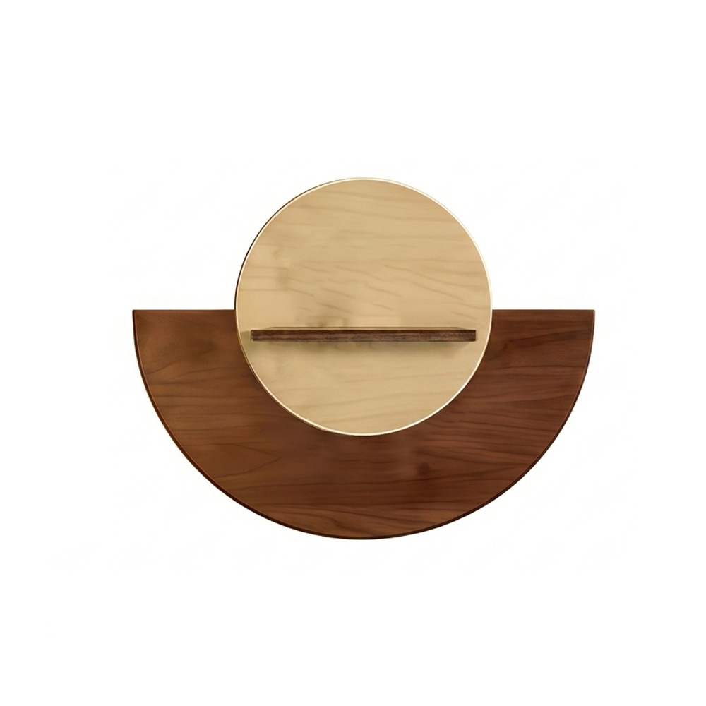 Plant Support Stake - Mensola Ovale in Legno da Parete