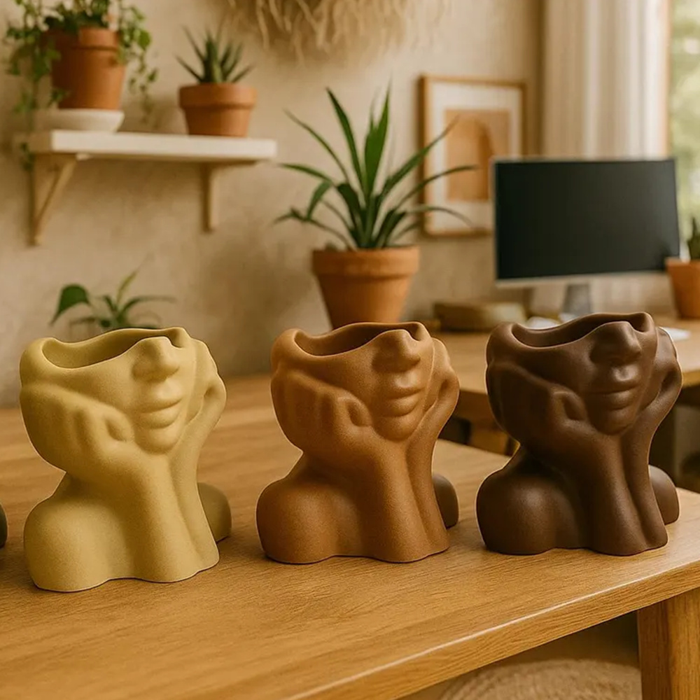 Faccia astratta Fioriera Vaso  - Succulent Set recensione e prezzo
