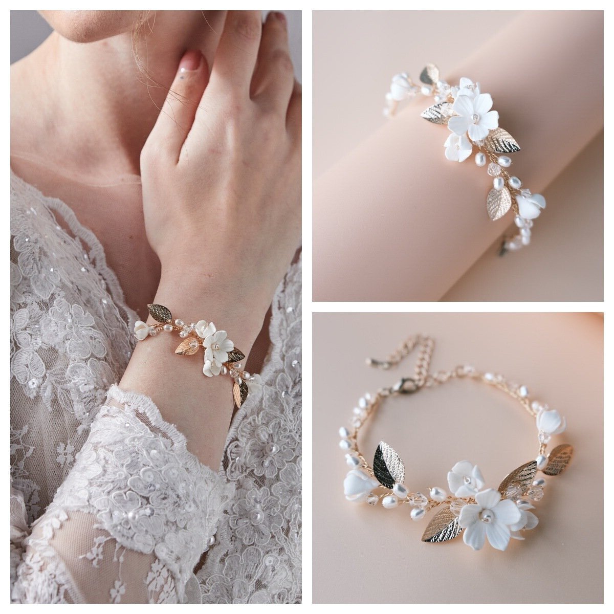 Ins Bracciale da sposa con fio - Snake Plant Ceramic recensione e prezzo