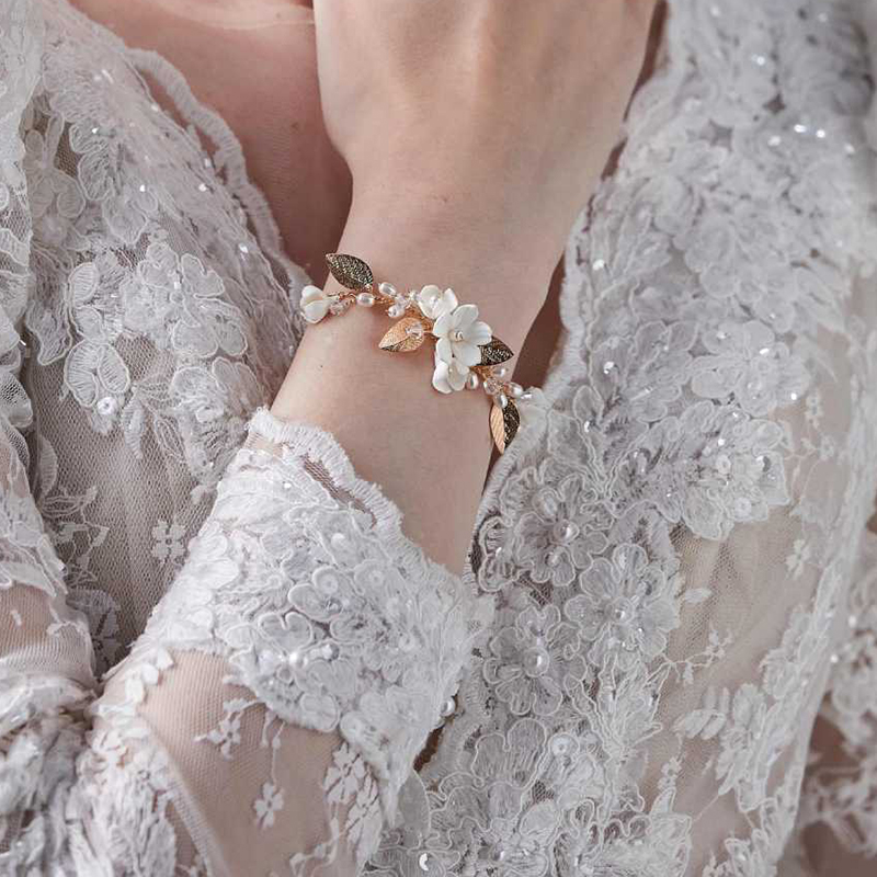 Ins Bracciale da sposa con fio - Snake Plant Ceramic recensione e prezzo