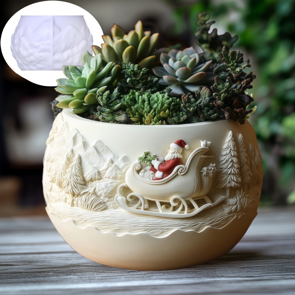 Slitta di cedro Babbo Natale R - Succulent Set recensione e prezzo