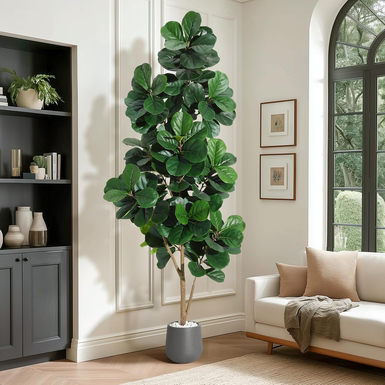 Albero di fico artificiale con - Fiddle Leaf Fig recensione e prezzo
